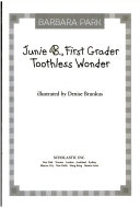 Copertina  Junie B., first grader toothless wonder