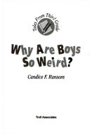 Copertina  Why are boys so weird?