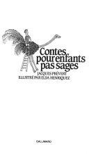Copertina  Contes pour enfants pas sages