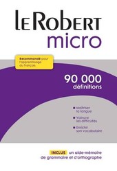 Copertina  Le Robert micro : dictionnaire d'apprentissage du français