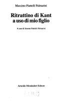 Copertina  Ritrattino di Kant a uso di mio figlio