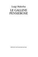 Copertina  Le galline pensierose
