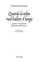 Copertina  Quando la talpa vuol ballare il tango : poesie con animali illustrate dall'autore