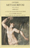 Copertina  Metamorfosi : 2: Libri II-IV
