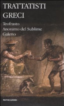 Copertina  Caratteri ; Il sublime ; Sulle facoltà naturali