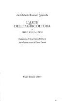 Copertina  L'arte dell'agricoltura e Libro sugli alberi