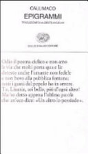 Copertina  Epigrammi