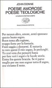 Copertina  Poesie amorose - Poesie teologiche