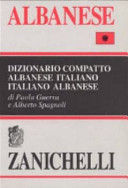 Copertina  Dizionario compatto albanese italiano, italiano albanese