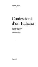Copertina  Confessioni d'un italiano