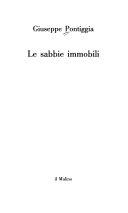Copertina  Le sabbie immobili