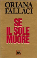Copertina  Se il sole muore