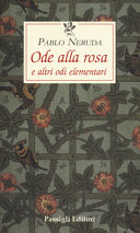 Copertina  Ode alla rosa e altre odi elementari