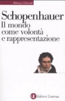 Copertina  Il mondo come volontà e rappresentazione