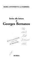 Copertina  Invito alla lettura di Georges Bernanos