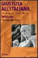 Copertina  Giustizia all'italiana : storie di magistrati, avvocati e cittadini