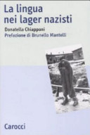 Copertina  La lingua nei lager nazisti