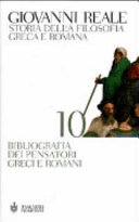 Copertina  10 : Bibliografia dei pensatori greci e romani : schedario dei pensatori antichi e della loro produzione filosofica con una bibliografia selezionata