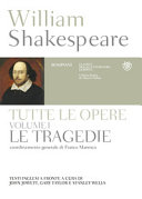 Copertina  Le tragedie