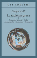 Copertina  2 : Epimenide, Ferecide, Talete, Anassimandro, Anassimene, Onomacrito, Teofrasto: Opinioni dei fisici, 1