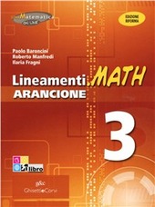 Copertina  Lineamenti. Math : Arancione; Vol. 3