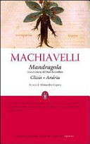 Copertina  Mandragola ; Clizia ; Andria