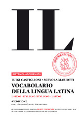 Copertina  Vocabolario della lingua latina : latino-italiano, italiano-latino