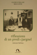 Copertina  Riflessions di un predi cjargnel