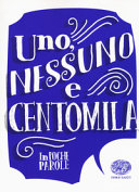 Copertina  Uno, nessuno e centomila