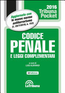 Copertina  Codice penale e leggi complementari