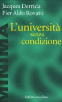 Copertina  L'università senza condizione