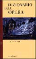 Copertina  Dizionario dell'opera