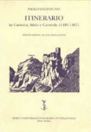 Copertina  Itinerario : in Carinzia, Stiria e Carniola, 1485-1487
