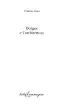 Copertina  Borges e l'architettura
