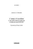 Copertina  L'arma e il cavaliere : l'arte della scherma medievale in Italia nei secoli XII-XIV