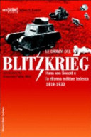 Copertina  Le origini del Blitzkrieg : Hans von Seeckt e la riforma militare tedesca, 1919-1933
