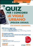 Copertina  Quiz per i concorsi di vigile urbano (Polizia locale) : con risposta commentata