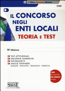 Copertina  Il concorso negli enti locali : teoria e test