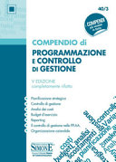 Copertina  Compendio di programmazione e controllo di gestione