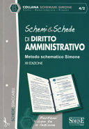 Copertina  Schemi & schede di diritto amministrativo : metodo schematico Simone