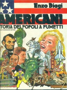 Copertina  Americani : storia dei popoli a fumetti
