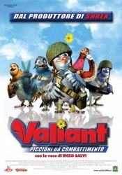 Copertina  Valiant, piccioni da combattimento