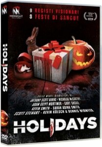 Copertina  Holidays : 9 registi, 8 feste di sangue
