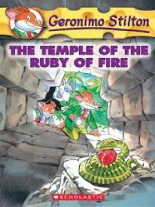 Copertina  The temple of the ruby of fire