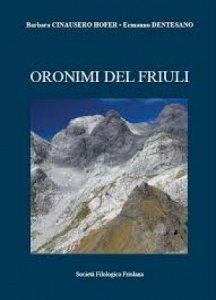 Copertina  Oronimi del Friuli