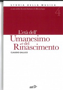 Copertina  4 : L'età dell'Umanesimo e del Rinascimento