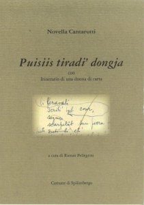 Copertina  Puisiis tiradi' dongja. con itineriario di una donna di carta