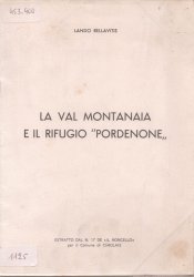 Copertina  La Val Montanaia e il rifugio Pordenone