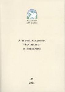 Copertina  Atti dell'Accademia \\San Marco\\ di Pordenone