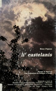 Copertina  Li' castelanis : Poesia in friulano con traduzione in italiano a fronte